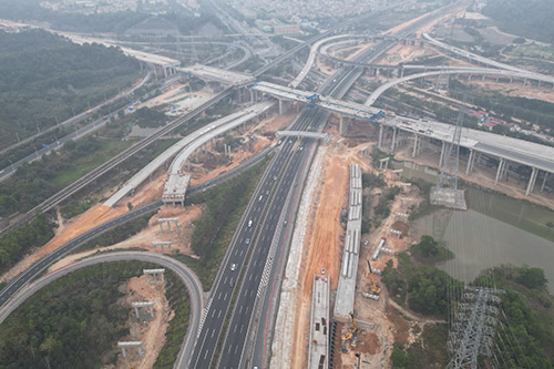  中山至开平高速公路火炬西互通立交