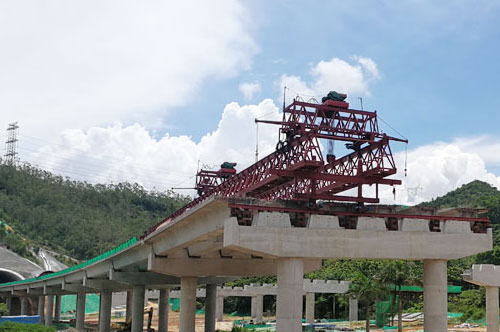  南坪快速三期工程土建五标—马峦山公园3号桥5