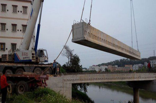  桥头绍岗桥吊装